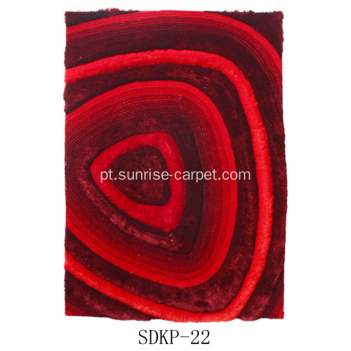 Silk Polyester Shaggy 3D e 4D